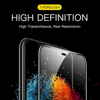 For iPhone 16e / 13 / 13 Pro 25pcs AG Matte Frosted Full Cover Tempered Glass Film by buy2fix