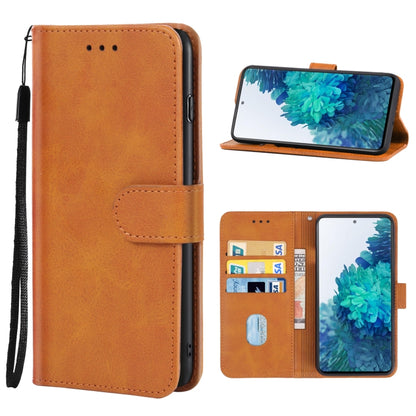 Leather Phone Case For Samsung Galaxy S20 FE(Brown) - Galaxy Phone Cases by buy2fix | Online Shopping UK | buy2fix