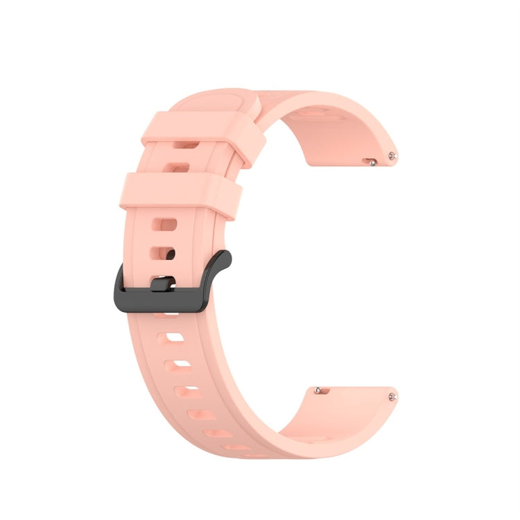 For Amazfit GTR Silicone Smart Watch Watch Band, Size:20mm(Light Pink) - Watch Bands by buy2fix | Online Shopping UK | buy2fix