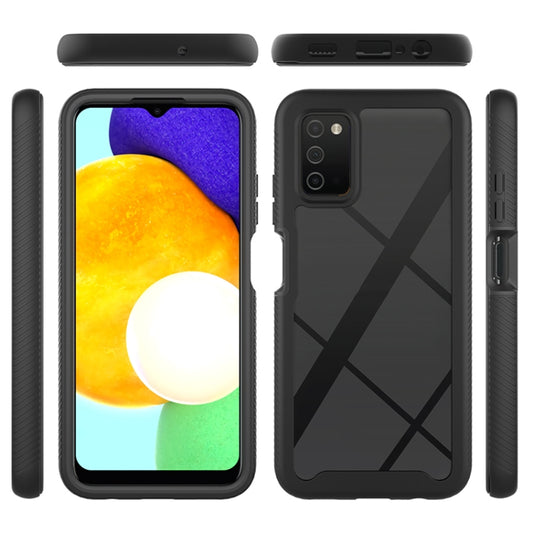 For Samsung Galaxy A03s 166mm Version Starry Sky PC + TPU Phone Case with PET Film(Black) by buy2fix