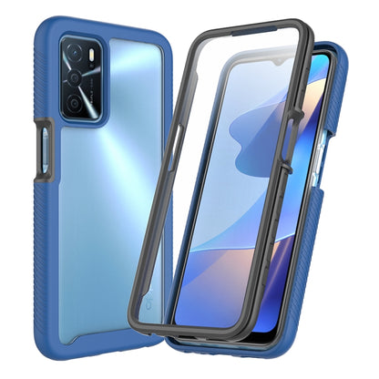 For OPPO A16 Starry Sky PC + TPU Phone Case with PET Film(Royal Blue) - OPPO Cases by buy2fix | Online Shopping UK | buy2fix