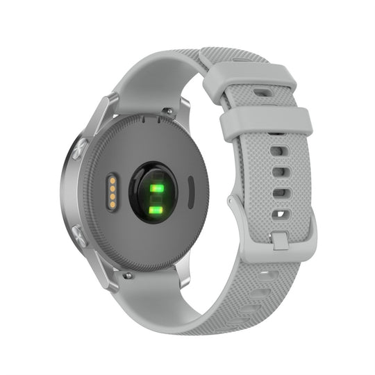 For Garmin Silicone Smart Watch Watch Band, Size:20mm Universal(Grey)
