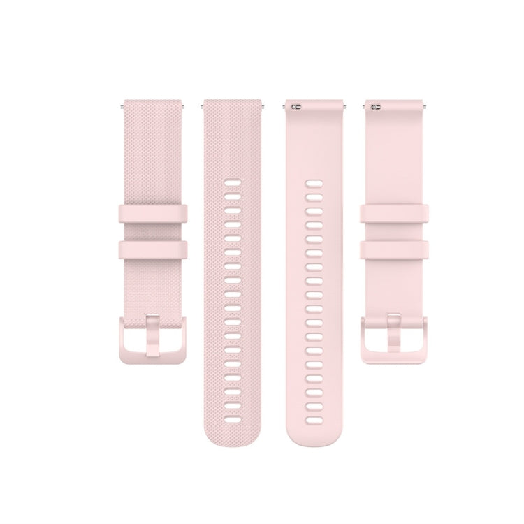 For Garmin Silicone Smart Watch Watch Band, Size:22mm Universal(Pink) - Watch Bands by buy2fix | Online Shopping UK | buy2fix