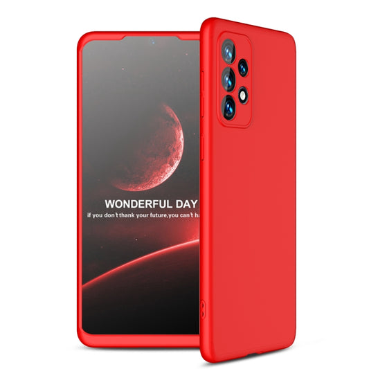 For Samsung Galaxy A33 5G GKK Three Stage Splicing Full Coverage PC Phone Case(Red) - Galaxy Phone Cases by GKK | Online Shopping UK | buy2fix