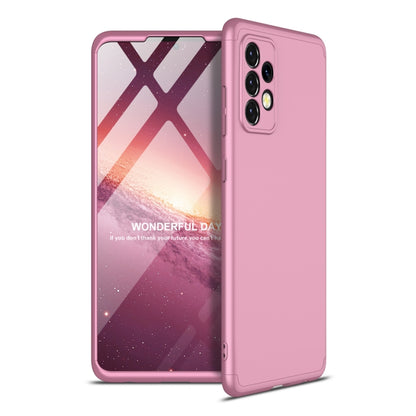 For Samsung Galaxy A52 5G / 4G GKK Three Stage Splicing Full Coverage PC Phone Case(Rose Gold) - Galaxy Phone Cases by GKK | Online Shopping UK | buy2fix