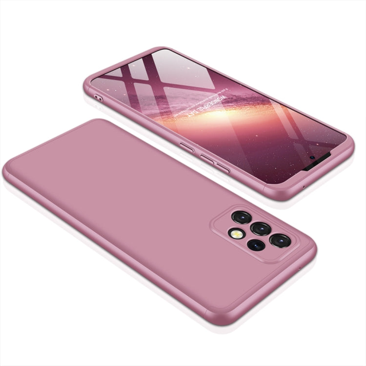 For Samsung Galaxy A52 5G / 4G GKK Three Stage Splicing Full Coverage PC Phone Case(Rose Gold) - Galaxy Phone Cases by GKK | Online Shopping UK | buy2fix