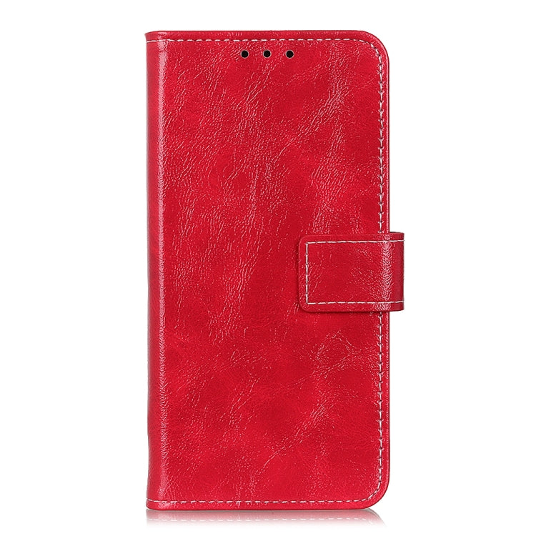 For Samsung Galaxy A73 5G Retro Crazy Horse Texture Horizontal Flip Leather Phone Case(Red) by buy2fix
