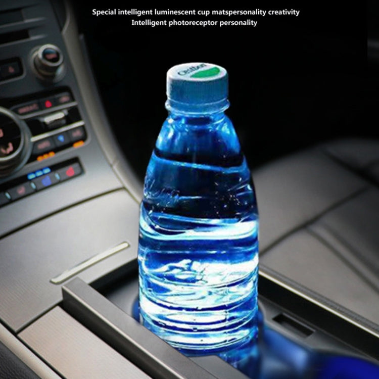 2 PCS Car Constellation Series AcrylicColorful USB Charger Water Cup Groove LED Atmosphere Light(Sagittarius) by buy2fix