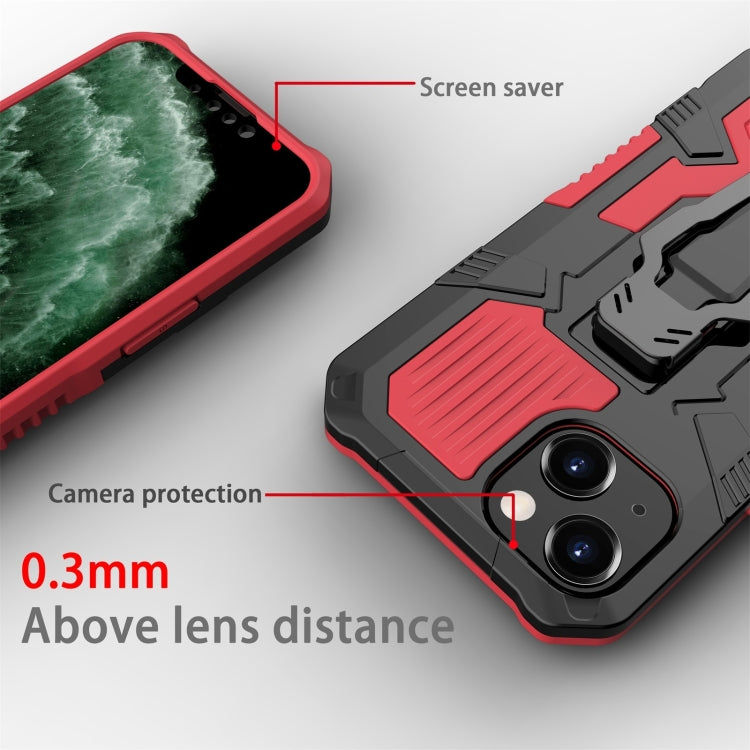 For iPhone 13 Pro Machine Armor Warrior PC + TPU Phone Case (Red) - iPhone 13 Pro Cases by buy2fix | Online Shopping UK | buy2fix