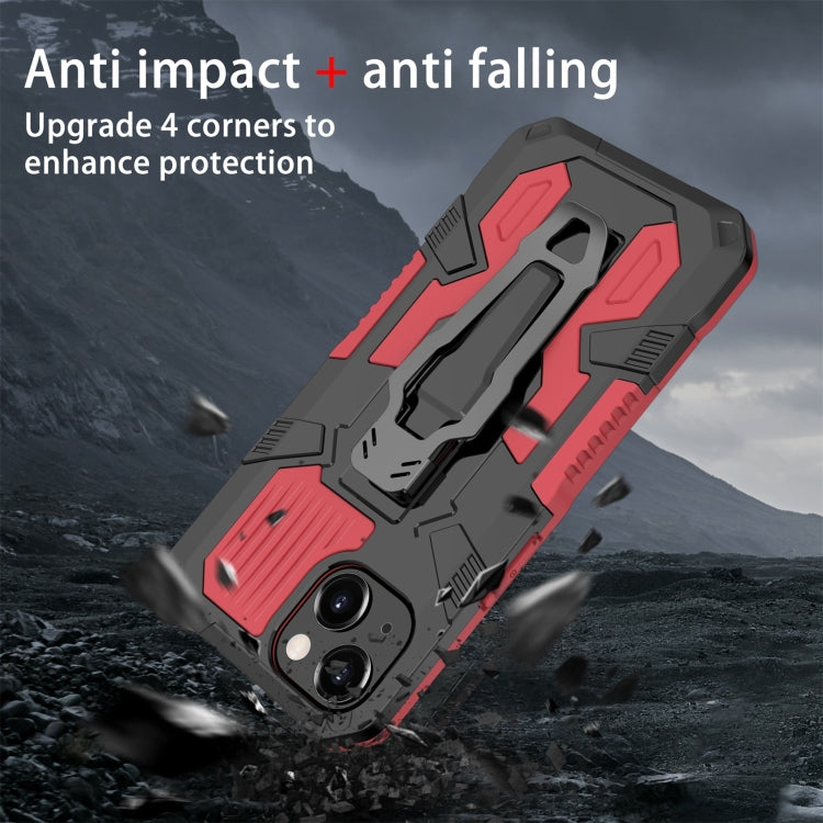 For iPhone 13 Pro Max Machine Armor Warrior PC + TPU Phone Case (Red) - iPhone 13 Pro Max Cases by buy2fix | Online Shopping UK | buy2fix