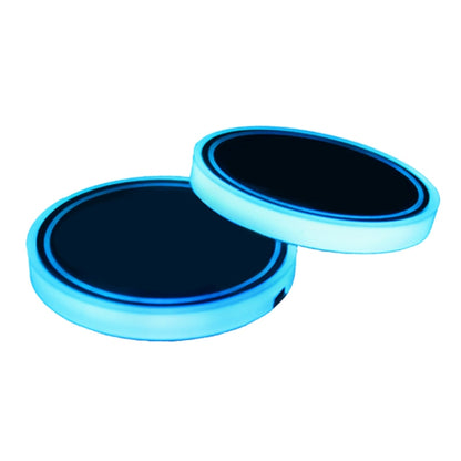 Car AcrylicColorful USB Charger Water Cup Groove LED Atmosphere Light(Socks) by buy2fix