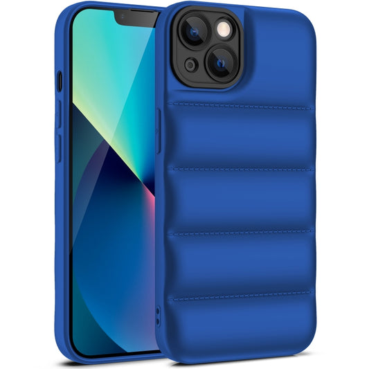 For iPhone 13 Eiderdown Airbag Shockproof Phone Case(Blue) - iPhone 13 Cases by buy2fix | Online Shopping UK | buy2fix