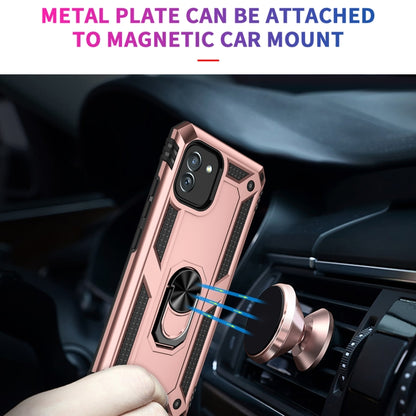 For Samsung Galaxy A03 164mm Version Shockproof TPU + PC Phone Case(Rose Gold) by buy2fix