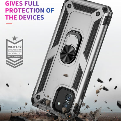 For Samsung Galaxy A03 164mm Version Shockproof TPU + PC Phone Case(Silver) by buy2fix