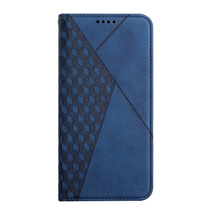 For Motorola Edge 20 Lite Skin Feel Magnetic Leather Phone Case(Blue) - Motorola Cases by buy2fix | Online Shopping UK | buy2fix