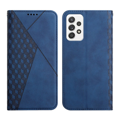 For Samsung Galaxy A33 5G Skin Feel Magnetic Leather Phone Case(Blue) by buy2fix