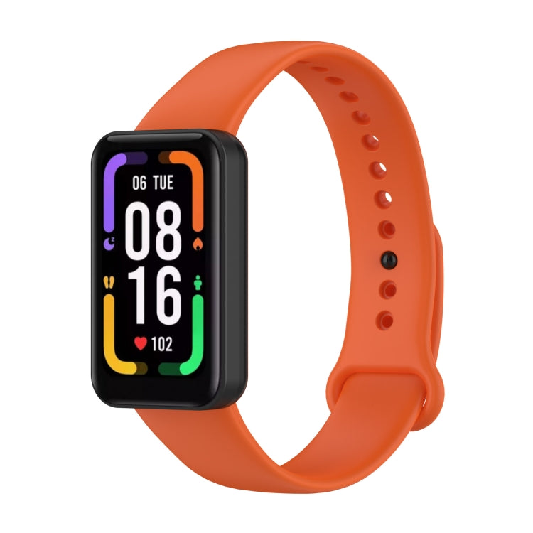 For Xiaomi Redmi Smart Band Pro Silicone Watch Band(Orange) - Watch Bands by buy2fix | Online Shopping UK | buy2fix