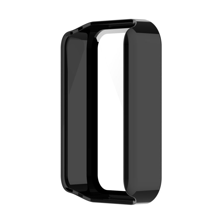 For Xiaomi Redmi Smart Band Pro PC + Tempered Glass Watch Protective Case(Black) - Watch Cases by buy2fix | Online Shopping UK | buy2fix