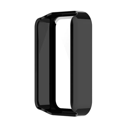 For Xiaomi Redmi Smart Band Pro PC + Tempered Glass Watch Protective Case(Black) - Watch Cases by buy2fix | Online Shopping UK | buy2fix