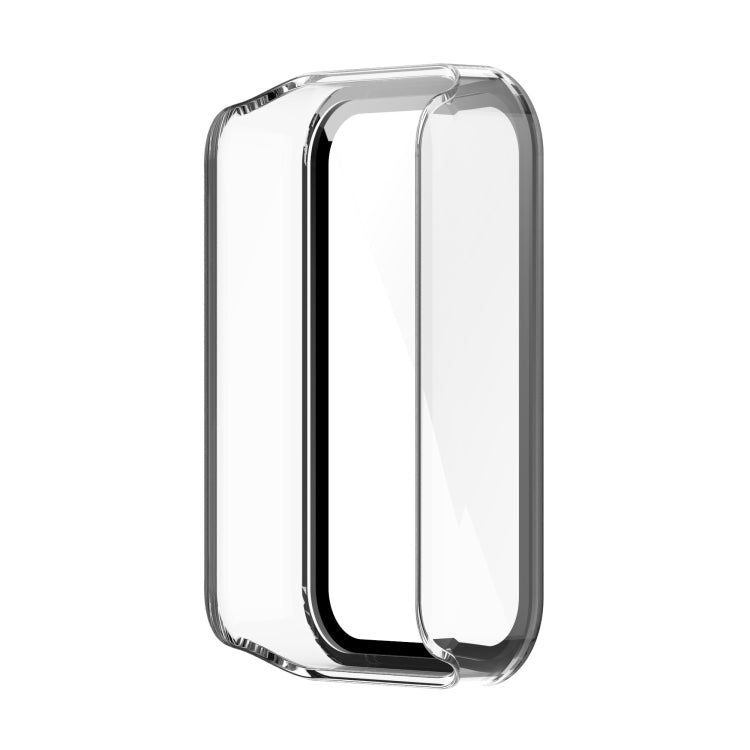 For Xiaomi Redmi Smart Band Pro PC + Tempered Glass Watch Protective Case(Transparent White) - Watch Cases by buy2fix | Online Shopping UK | buy2fix