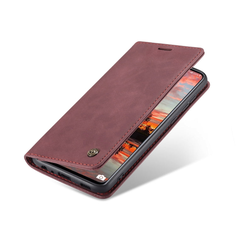 For Samsung Galaxy A33 5G CaseMe 013 Multifunctional Horizontal Flip Leather Phone Case(Wine Red) - Galaxy Phone Cases by CaseMe | Online Shopping UK | buy2fix