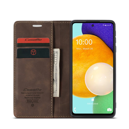 For Samsung Galaxy A53 5G CaseMe 013 Multifunctional Horizontal Flip Leather Phone Case(Coffee) - Galaxy Phone Cases by CaseMe | Online Shopping UK | buy2fix