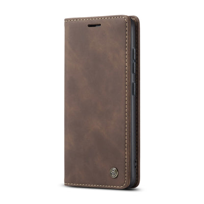 For Samsung Galaxy S22+ CaseMe 013 Multifunctional Horizontal Flip Leather Phone Case(Coffee) - Galaxy S22+ 5G Cases by CaseMe | Online Shopping UK | buy2fix