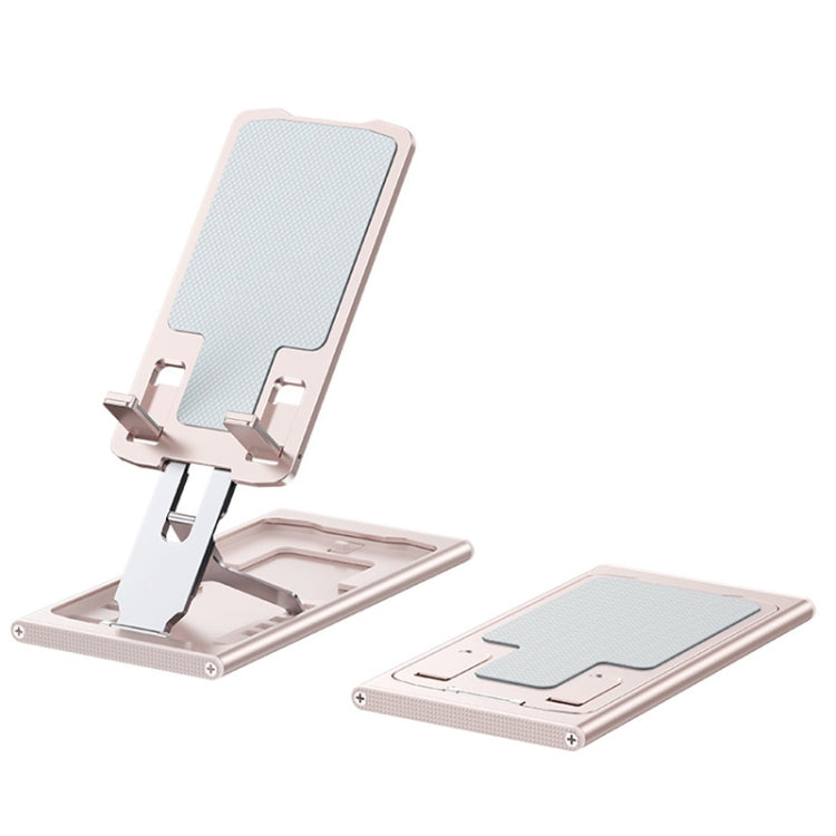 R-JUST HZ16 Slim Phone Desktop Holder(Rose Gold) - Desktop Holder by R-JUST | Online Shopping UK | buy2fix