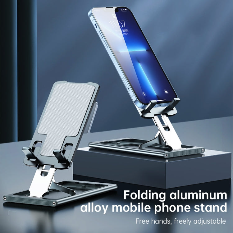 R-JUST HZ16 Slim Phone Desktop Holder(Rose Gold + Mirror Noodle) - Desktop Holder by R-JUST | Online Shopping UK | buy2fix