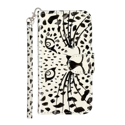 For Samsung Galaxy S22 5G 3D Pattern Horizontal Flip PU Leather Phone Case(Yellow Leopard) - Galaxy S22 5G Cases by buy2fix | Online Shopping UK | buy2fix