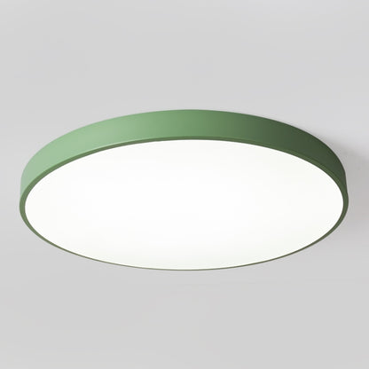 Macaron LED Round Ceiling Lamp, Stepless Dimming, Size:23cm(Green) by buy2fix