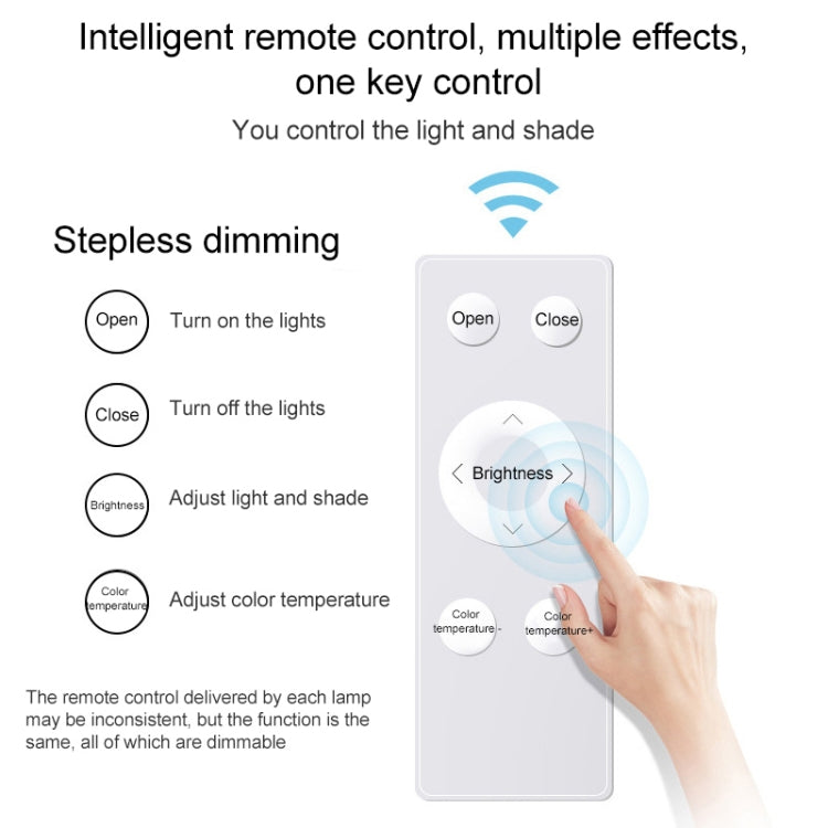 Macaron LED Round Ceiling Lamp, Stepless Dimming, Size:23cm(Green) by buy2fix