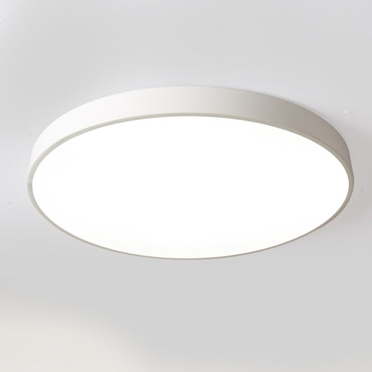 Macaron LED Round Ceiling Lamp, Stepless Dimming, Size:40cm(White) by buy2fix