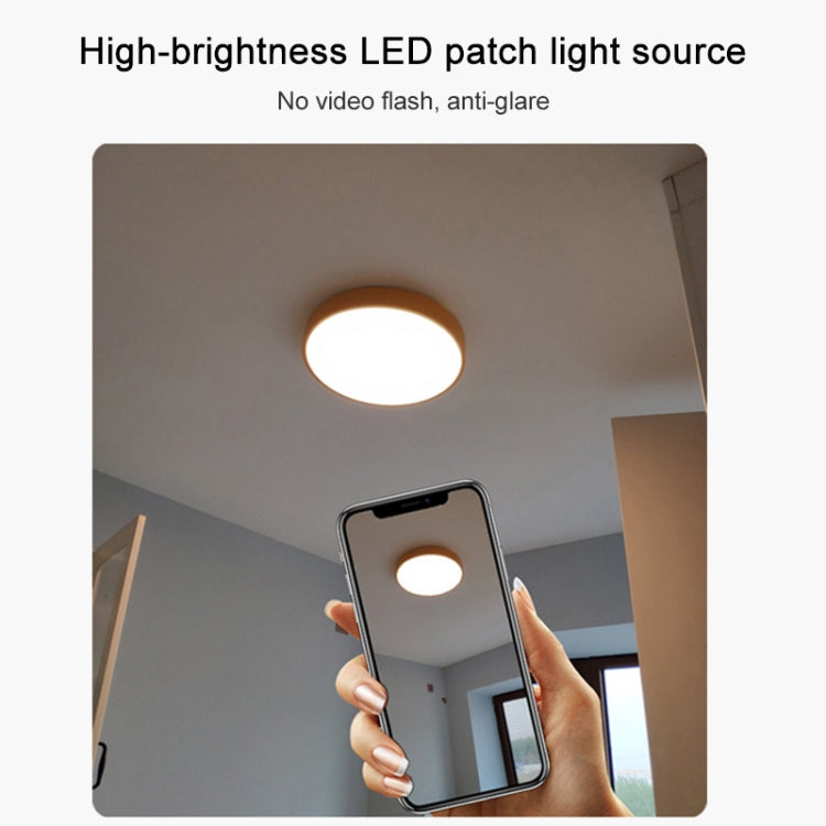 Macaron LED Round Ceiling Lamp, Stepless Dimming, Size:60cm(Yellow) by buy2fix