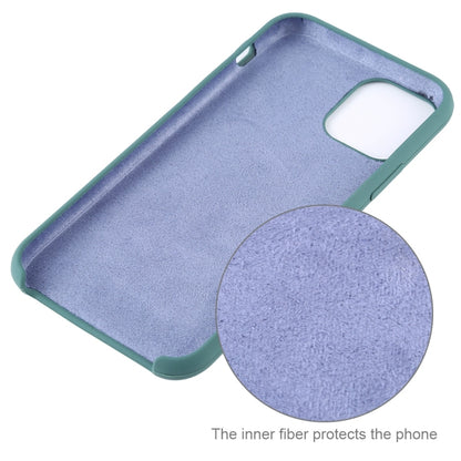 For iPhone 12 / 12 Pro Solid Silicone Phone Case(Mint Green) by buy2fix