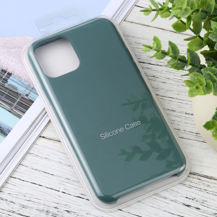 For iPhone 12 / 12 Pro Solid Silicone Phone Case(White) by buy2fix