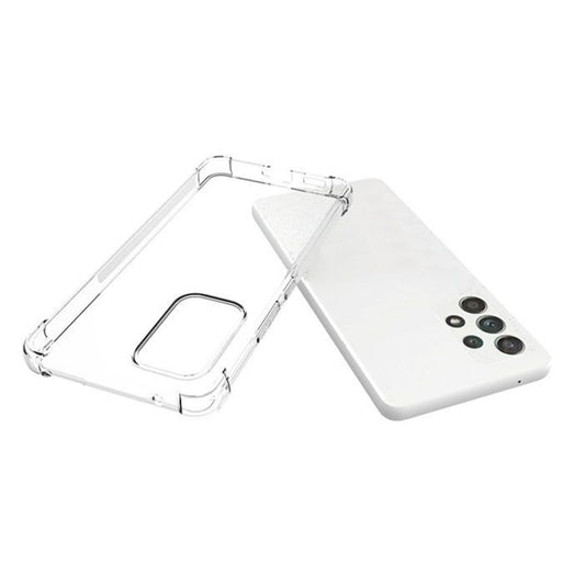 For Samsung Galaxy A53 Shockproof Non-slip Thickening TPU Phone Case(Transparent) by buy2fix