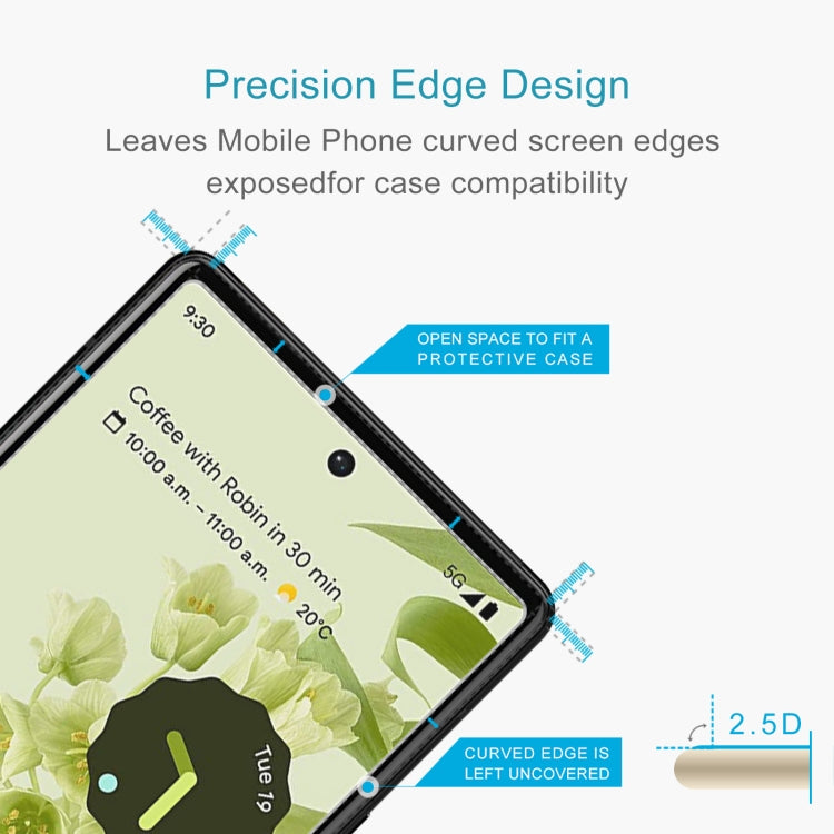 10 PCS 0.26mm 9H 2.5D Tempered Glass Film For Google Pixel 6a by buy2fix