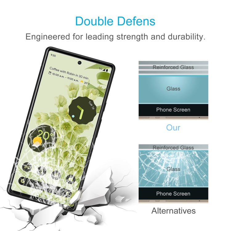 10 PCS 0.26mm 9H 2.5D Tempered Glass Film For Google Pixel 6a by buy2fix