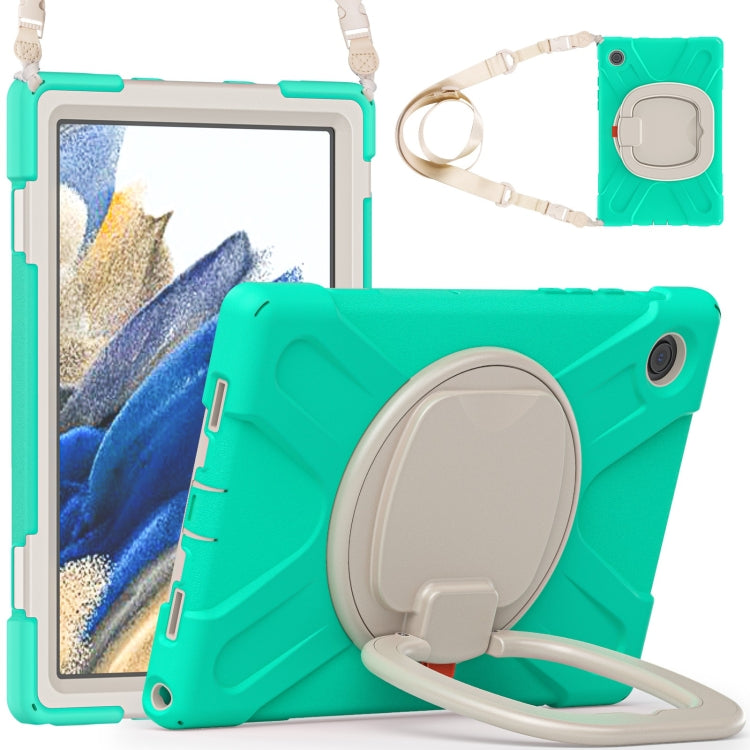 For Samsung Galaxy Tab A8 10.5 2021 Silicone + PC Tablet Case(Mint Green) - Other Galaxy Tab PC by buy2fix | Online Shopping UK | buy2fix