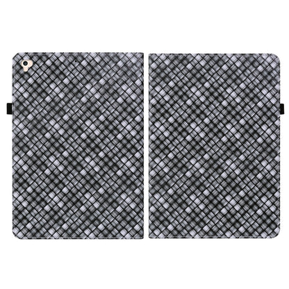 Color Weave Smart Leather Tablet Case For iPad Pro 9.7 2018 / 2017(Black) by buy2fix