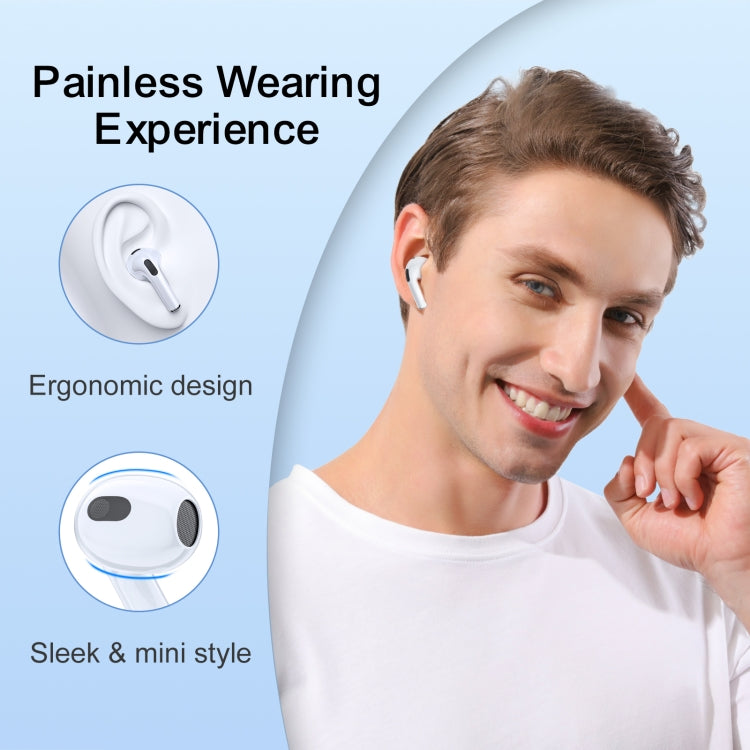 JOYROOM JR-T03S PLUS TWS Wireless Bluetooth Earphone(White) - TWS Earphone by JOYROOM | Online Shopping UK | buy2fix