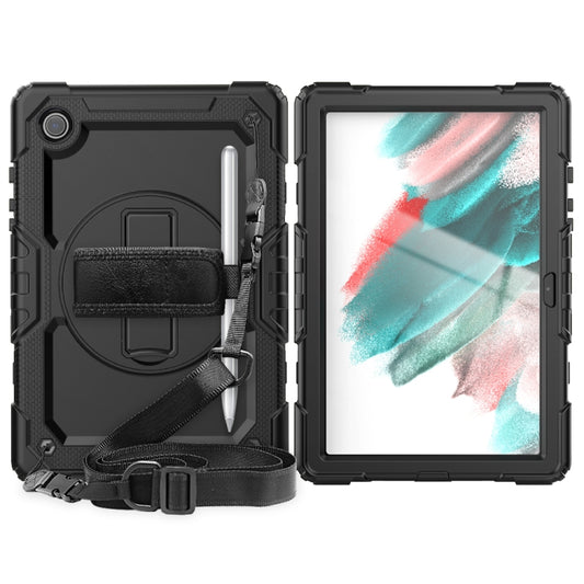 For Samsung Galaxy Tab A8 10.5 2021 X200 / X205 Silicone + PC Tablet Case(Black) by buy2fix