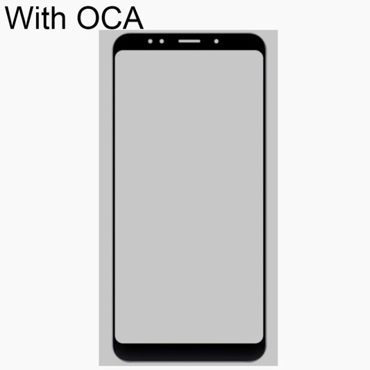 Front Screen Outer Glass Lens with OCA Optically Clear Adhesive for Xiaomi Redmi Note 5(Black) by buy2fix