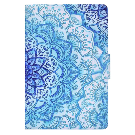 Electric Pressed TPU Leather Tablet Case For iPad mini 5 / 4 / 3 / 2 / 1(Green Flower) by buy2fix