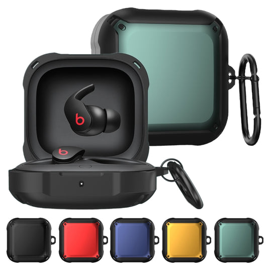Armor Earphone Protective Case with Hook For Beats Fit Pro(Black + Blue) by buy2fix