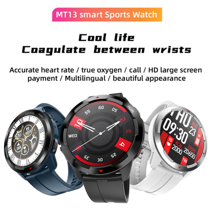 MT13 1.32 inch TFT Screen Smart Watch, Support Bluetooth Call & Alipay(Black) - Smart Wear by buy2fix | Online Shopping UK | buy2fix