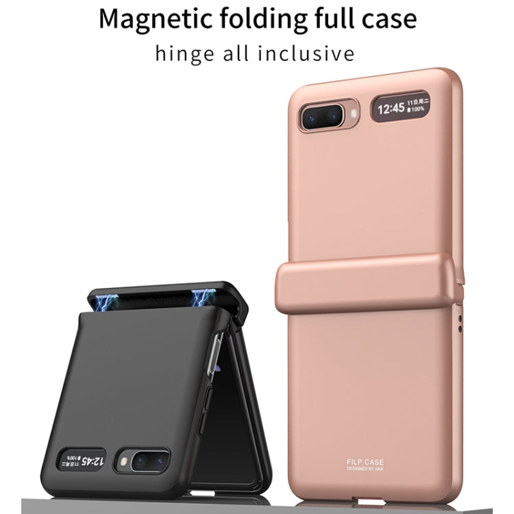 For Samsung Galaxy Z Flip 5G GKK Magnetic Full Coverage Phone Flip Case(Purple) - Galaxy Phone Cases by GKK | Online Shopping UK | buy2fix