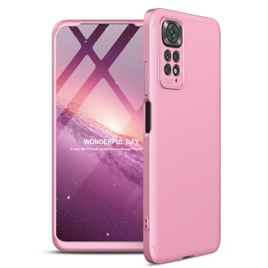 For Xiaomi Redmi Note 11S / 11 Global Version GKK Three Stage Splicing PC Phone Case(Rose Gold) - Xiaomi Accessories by GKK | Online Shopping UK | buy2fix