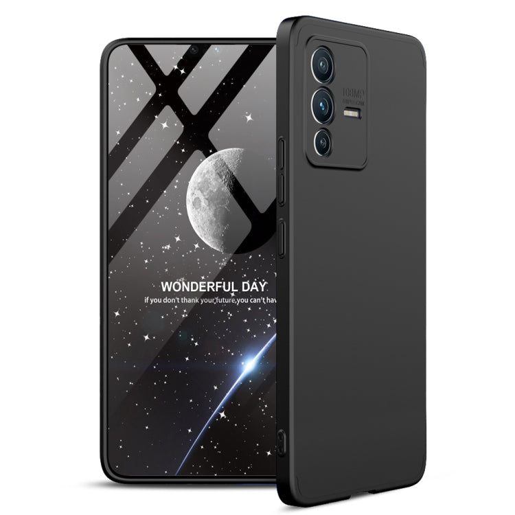 For vivo V23 5G GKK Three Stage Splicing PC Phone Case(Black) - OPPO & vivo Accessories by GKK | Online Shopping UK | buy2fix